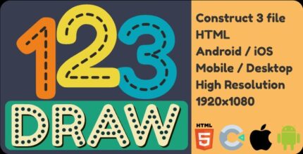 Draw numbers html5 game codermarket.jpeg