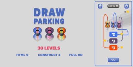 Draw parking html5 game construct3 codermarket.png