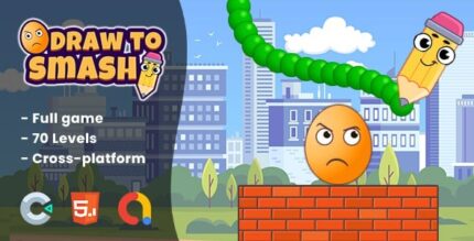 Draw to smash html5 game construct 3 codermarket.jpg