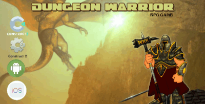 Dungeon warrior construct 2 construct 3 capx game codermarket.png