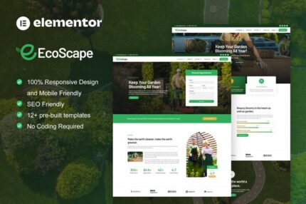 Ecoscape gardening landscape elementor pro template kit v10 gplpixel.jpg