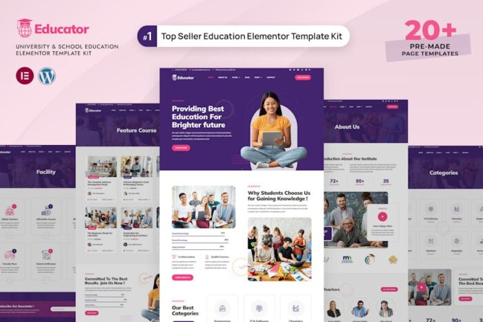 Educator university school education elementor template kit gplpixel.jpg