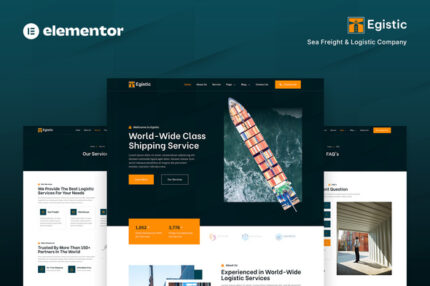 Egistic sea freight logistic company elementor template kit gplpixel.jpg