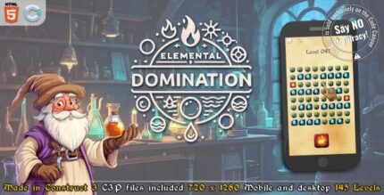 Elemental domination html5 casual game codermarket.jpg