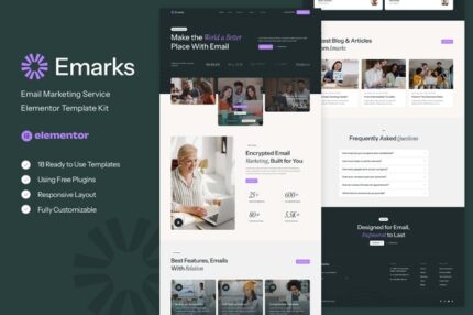 Emarks email marketing service elementor template kit v10 gplpixel.jpg