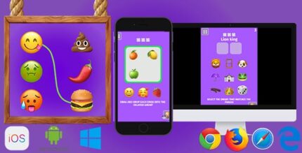 Emoji puzzle html5 game codermarket.jpg