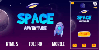 Endless game casual html5 space adventure game codermarket.png