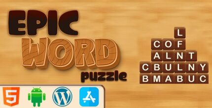 Epic word puzzle html5 construct3 game codermarket.jpg