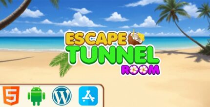 Escape tunnle room html5 construct3 game codermarket.jpg
