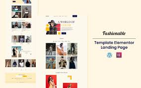 Fashionable word and color elementor template kit gplpixel.jpg