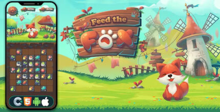 Feed the fox html5 game construct 3 codermarket.jpg