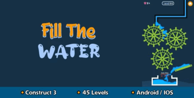 Fill the water html5 game construct 3 codermarket.png