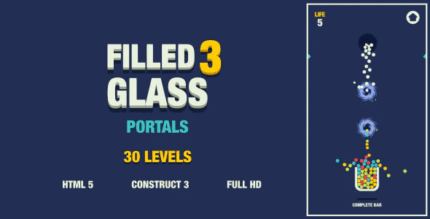 Filled glass 3 portals html5 game construct3 codermarket.png