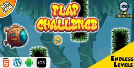 Flap challenge html5 construct 3 game codermarket.jpg
