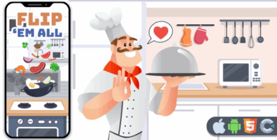 Flip em all cooking html5 game construct 3 codermarket.png