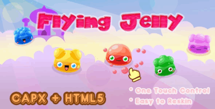 Flying jelly construct 2 html5 game codermarket.png