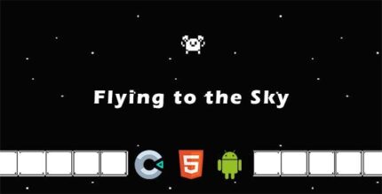 Flying to the sky c3p html5 game codermarket.jpeg