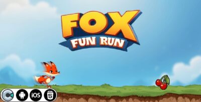 Fox fun run html5 construct3 game codermarket.jpg