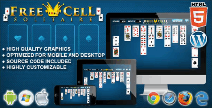 Freecell solitaire html5 solitaire game codermarket.png