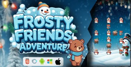 Frosty friends adventure construct 3 game html5 admob c3p codermarket.jpg