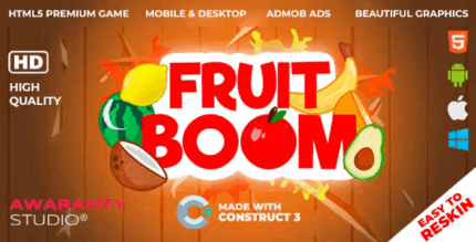 Fruit boom html5 game construct 3 admob apk codermarket.png