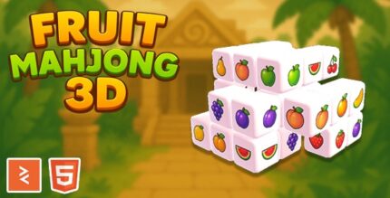 Fruit mahjong 3d html5 game playcanvas codermarket.jpg