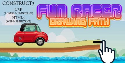 Fun racer drawing path construct 3 c3p html5 admob and fb instant ready.jpg