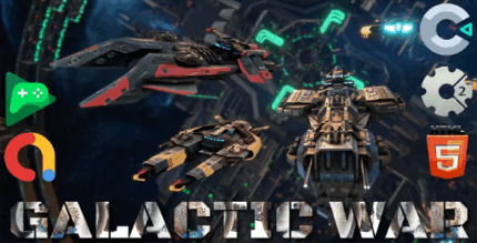 Galactic war construct 2 3 html multi player space shooter game codermarket.png