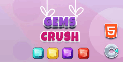 Gems crush html5 construct3 codermarket.png