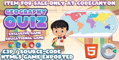 Geography quiz html5 game with construct 3 file codermarket.png