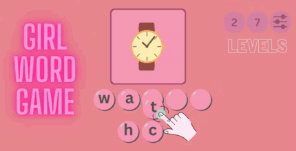 Girl word html5 game construct 3 codermarket.png