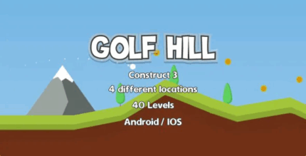 Golf hill html5 game construct 3 codermarket.png