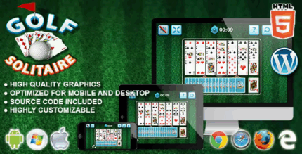 Golf solitaire html5 card game codermarket.png
