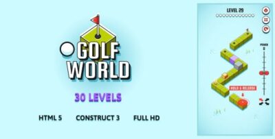Golf world html5 game construct3 codermarket.jpeg