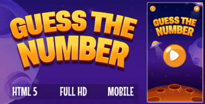 Guess the number html5 educational game no capx codermarket.png