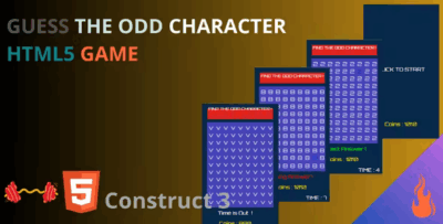 Guess the odd character html5 construct 3 codermarket.png