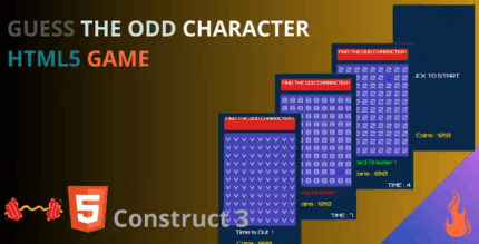 Guess the odd character html5 construct 3 codermarket.png