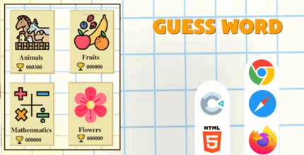 Guess word game html5 construct3 codermarket.png