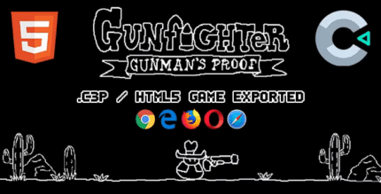 Gunfighter gunmans proof html5 game contruct 3 c3p codermarket.png