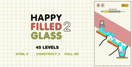 Happy filled glass 2 html5 game construct3 codermarket.png