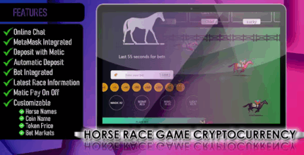 Horse race game cryptocurrency codermarket.png