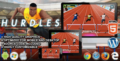 Hurdles html5 sport game codermarket.png