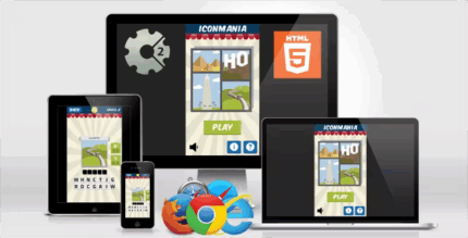 Iconmania html5 quiz game construct 2 codermarket.png