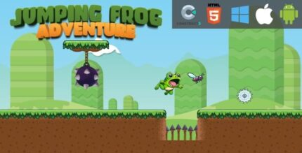 Jumping frog adventure insect hunt html5 game c3p and html5 codermarket.jpg