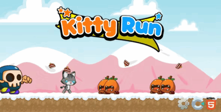 Kitty run construct 2 3 game codermarket.png