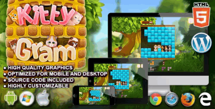 Kittygram html5 logic game codermarket.png