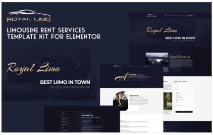 Limousine rent services template kit royal limo elementor kit gplpixel 1.png