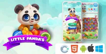 Little panda match 3 construct 3 codermarket.png