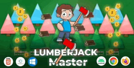 Lumberjack master html5 game construct 3 codermarket.png
