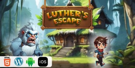 Luthers escape html5 construct3 game codermarket.jpeg